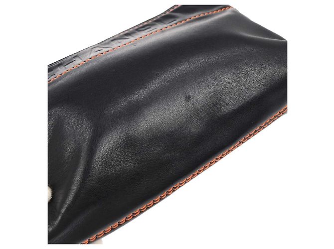 Pochette in pelle Lax di Chanel Nero - vista 7