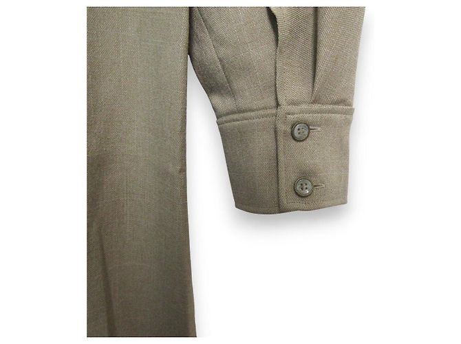 Autre Marque Vestido de Lana Íntimo Beige - vista 5