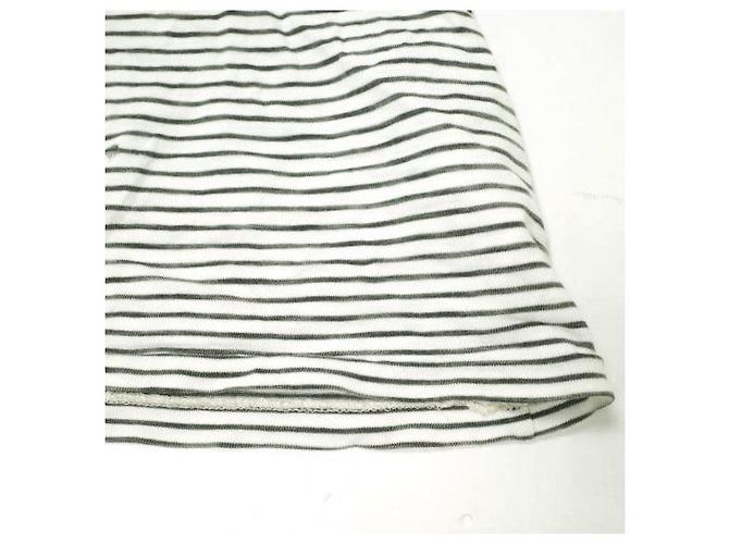 Ralph Lauren Camiseta de algodón RRL S/S con bolsillo y rayas Negro Blanco - vista 6