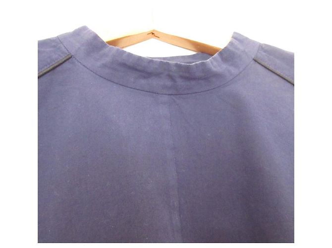 Autre Marque Camisa de algodón Beauty & Youth 6 ROKU Azul Azul marino - vista 4