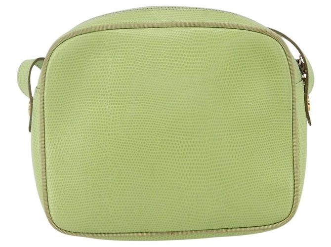 Borsa a spalla Vara Bow in pelle di Salvatore Ferragamo Verde - vista 2