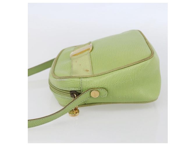 Borsa a spalla Vara Bow in pelle di Salvatore Ferragamo Verde - vista 3