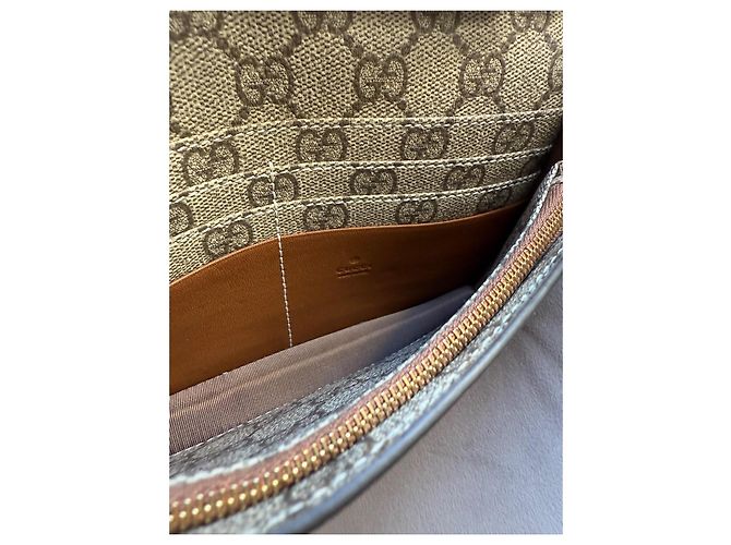 Borsa a tracolla Gucci Emblem marrone - vista 12