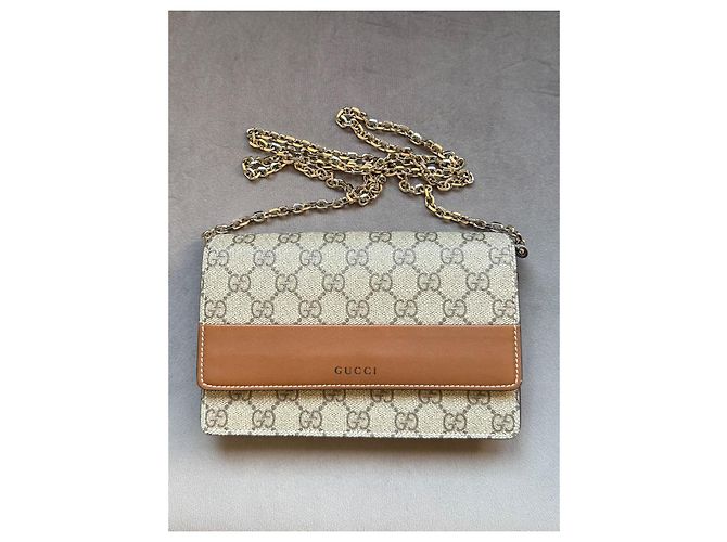Borsa a tracolla Gucci Emblem marrone - vista 16