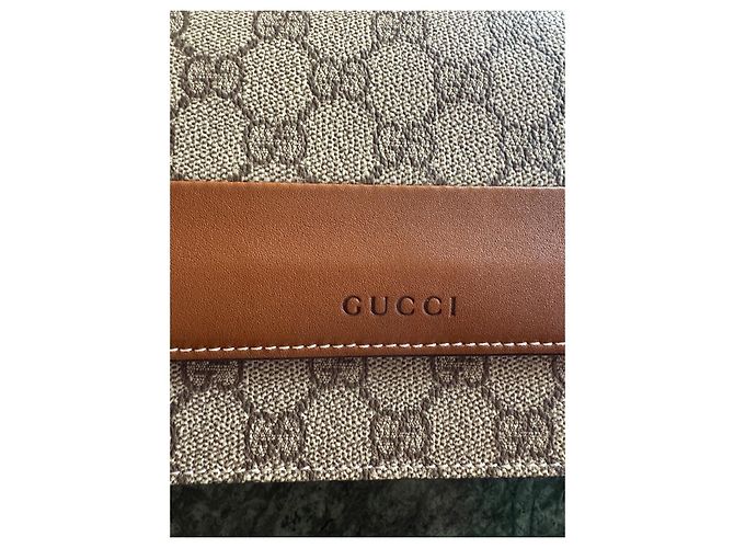 Borsa a tracolla Gucci Emblem marrone - vista 18