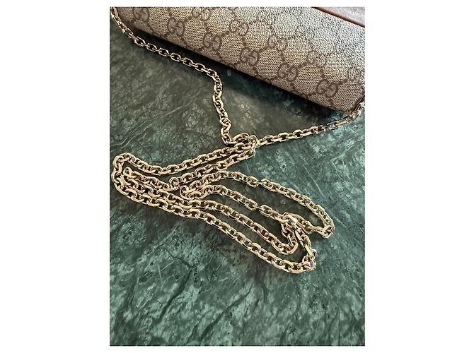 Borsa a tracolla Gucci Emblem marrone - vista 19
