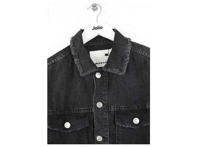 Isabel Marant Giacca in cotone nera Nero - vista 2