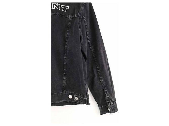 Isabel Marant Giacca in cotone nera Nero - vista 4