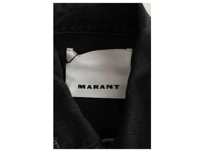Isabel Marant Giacca in cotone nera Nero - vista 5