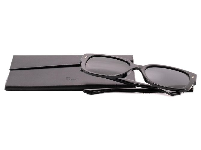 DIOR - Occhiali da sole LadyDiorStuds Dior in plastica nera Nero - vista 6
