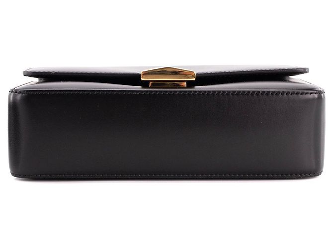 GIVENCHY - Borsa a tracolla 4G media Givenchy in pelle box nera Nero - vista 4