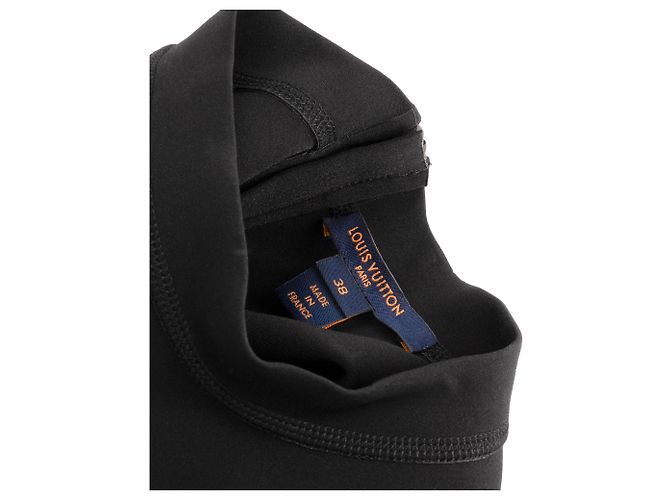 LOUIS VUITTON - Abito Louis Vuitton in tessuto nero (T38) - vista 4