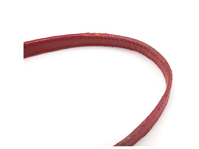 SAINT LAURENT - Borsa a Spalla Cassandre in Pelle Granata Rossa Rosso - vista 8