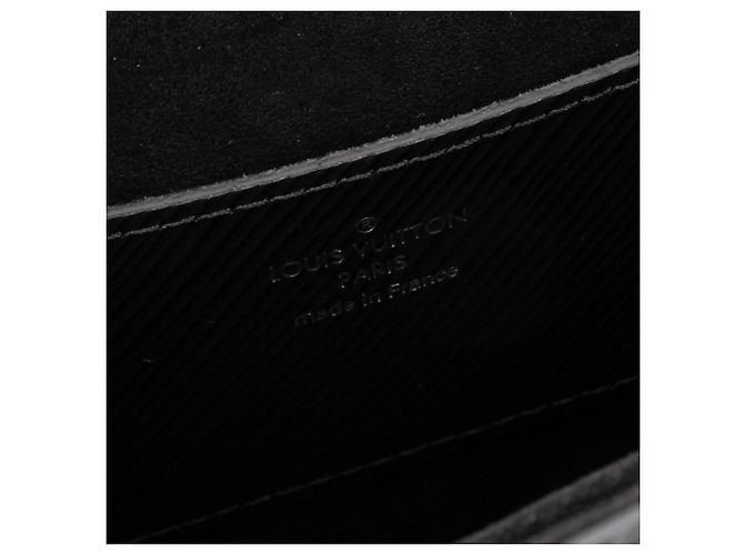 LOUIS VUITTON - Bolsa de Ombro Twist MM Louis Vuitton em Couro Epi Preto - vista 12