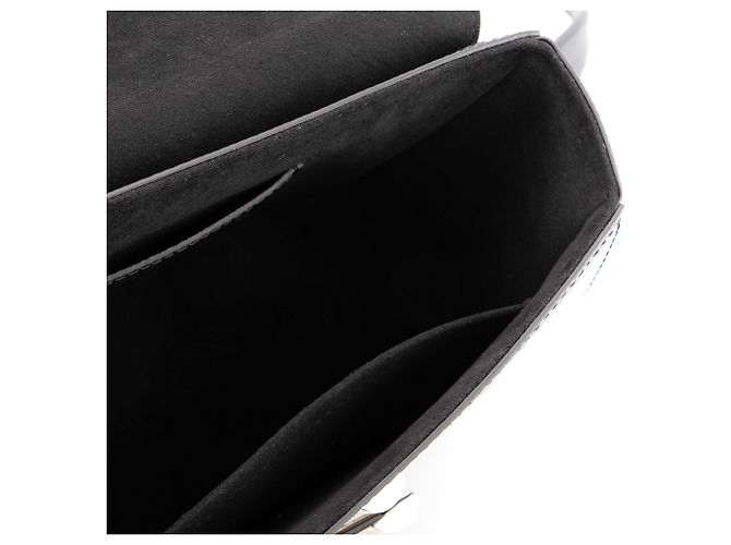 LOUIS VUITTON - Bolsa de Ombro Twist MM Louis Vuitton em Couro Epi Preto - vista 13