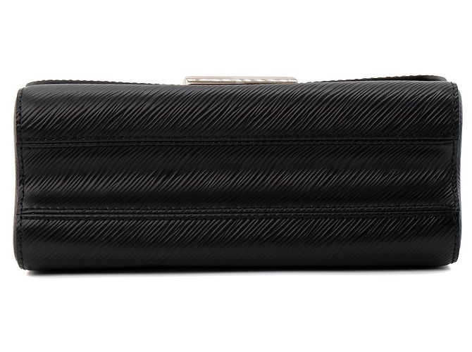LOUIS VUITTON - Bolsa de Ombro Twist MM Louis Vuitton em Couro Epi Preto - vista 4