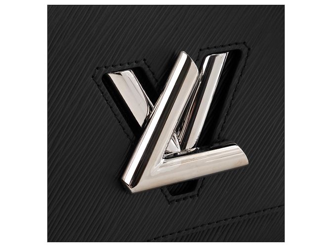 LOUIS VUITTON - Bolsa de Ombro Twist MM Louis Vuitton em Couro Epi Preto - vista 5
