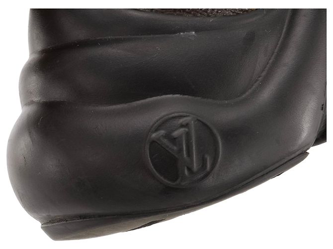 LOUIS VUITTON - Archlight Sneakers Louis Vuitton aus beschichtetem Monogramm-Canvas (Größe 37.5) Schwarz - Ansicht 4