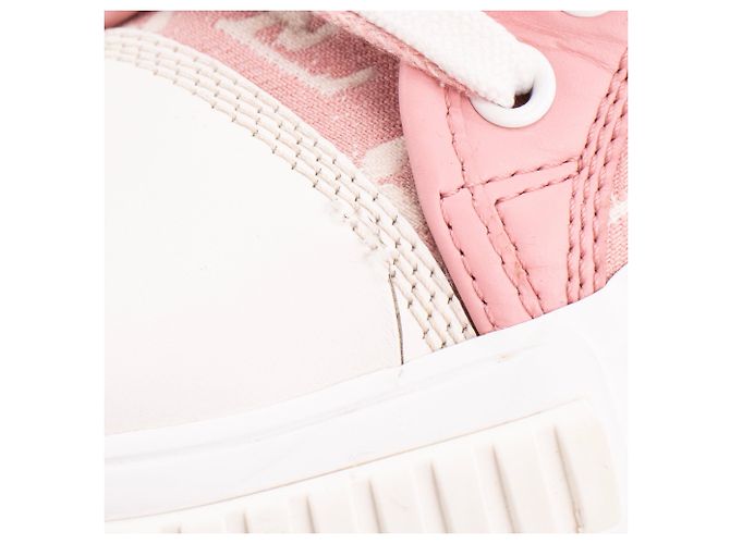 LOUIS VUITTON - Sneakers Squad Low Louis Vuitton in denim rosa e bianco (T35) - vista 7