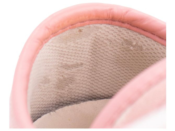 LOUIS VUITTON - Sneakers Squad Low Louis Vuitton in denim rosa e bianco (T35) - vista 8