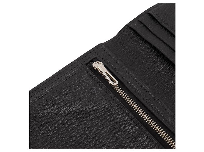 HERMÈS - Cartera Béarn Compact en piel de cabra negro - vista 7