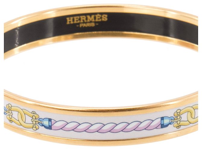 HERMÈS - Armreif 60 Seile Emaille Golden - Ansicht 3