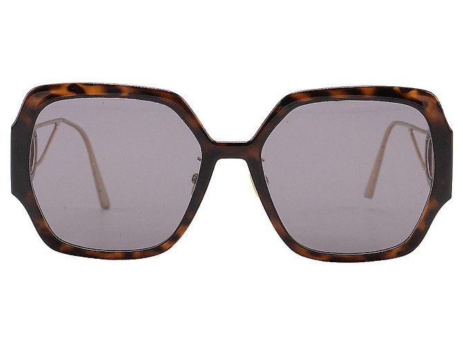 DIOR - Occhiali da sole 30MONTAIGNE Dior in plastica tartarugata marrone Nero - vista 2