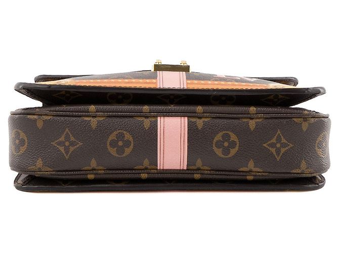 LOUIS VUITTON - Borsa a Spalla Métis Louis Vuitton in Tela Monogram Edizione Limitata Trunk Marrone - vista 4