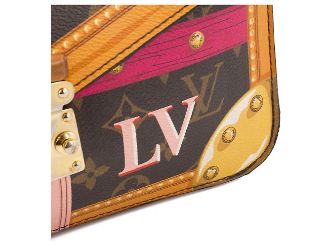 LOUIS VUITTON - Borsa a Spalla Métis Louis Vuitton in Tela Monogram Edizione Limitata Trunk Marrone - vista 5