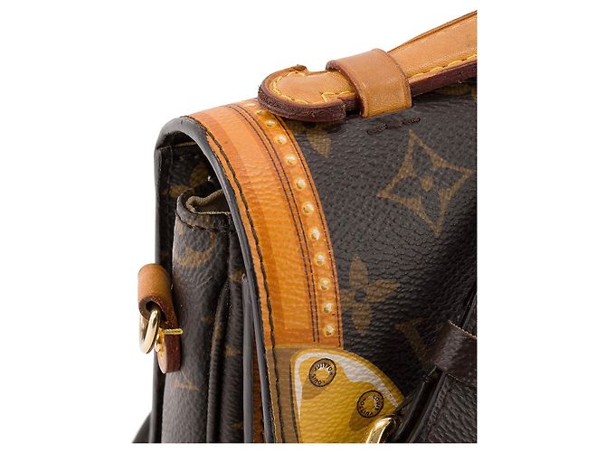 LOUIS VUITTON - Borsa a Spalla Métis Louis Vuitton in Tela Monogram Edizione Limitata Trunk Marrone - vista 6