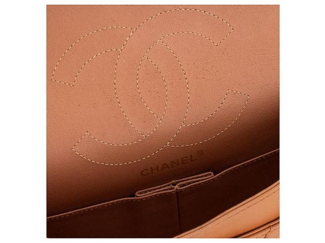 CHANEL - Borsa a tracolla 2.55 Chanel in pelle liscia marrone - vista 8