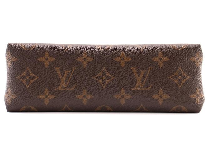 LOUIS VUITTON - Borsa a tracolla Locky BB Louis Vuitton in tela rivestita monogrammata e pelle rossa Marrone - vista 4