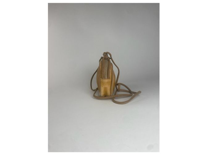 Vintage Loewe Madrid Anagram Leder Schultertasche Gelb - vista 14