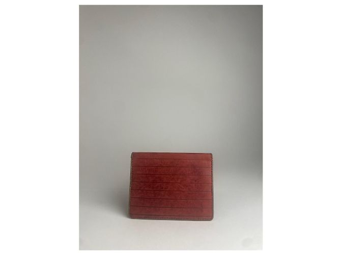 Vintage Givenchy Leather Card Holder Brown - view 2