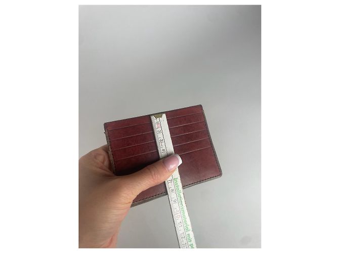 Vintage Givenchy Leather Card Holder Brown - view 4