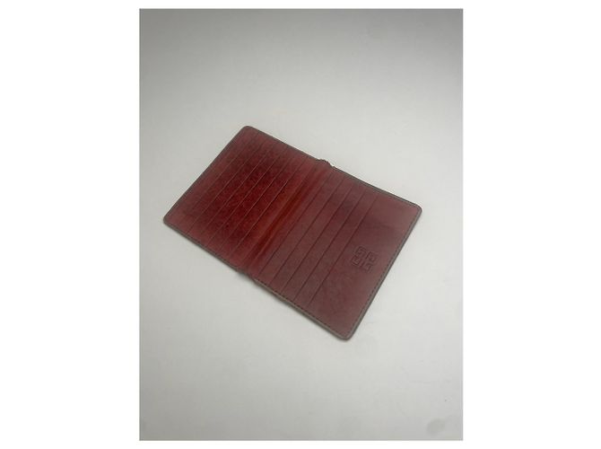 Vintage Givenchy Leather Card Holder Brown - view 7