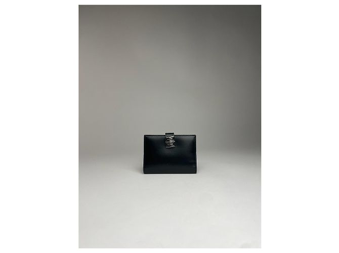 Vintage Givenchy Leather Wallet Black - view 10