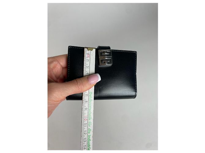 Vintage Givenchy Leather Wallet Black - view 4