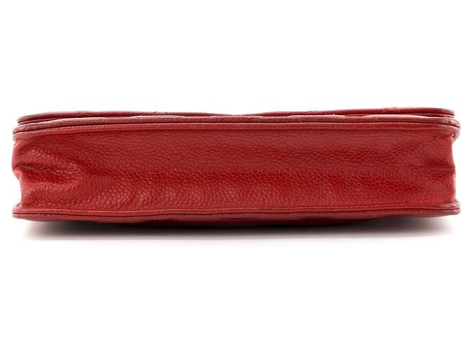 CHANEL - Borsa a tracolla Wallet on Chain Chanel in pelle caviar rossa Rosso - vista 3