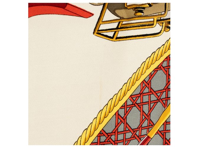 HERMÈS - Carré 90 Die Transformationsautos von Hermès aus mehrfarbiger Seide Mehrfarben - Ansicht 10
