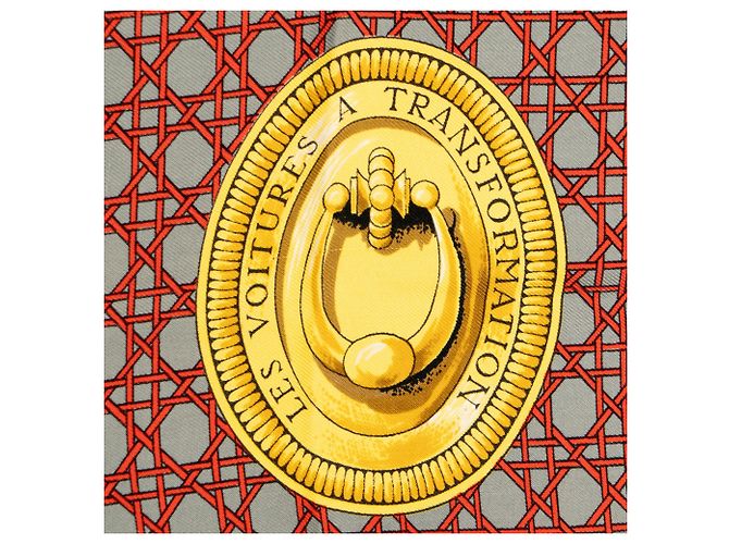HERMÈS - Carré 90 Die Transformationsautos von Hermès aus mehrfarbiger Seide Mehrfarben - Ansicht 5