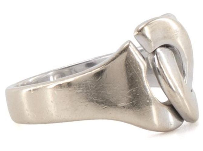DINH-VAN - Menottes Dinh Van Ring aus Weißgold (T51) Metallisch - Ansicht 2