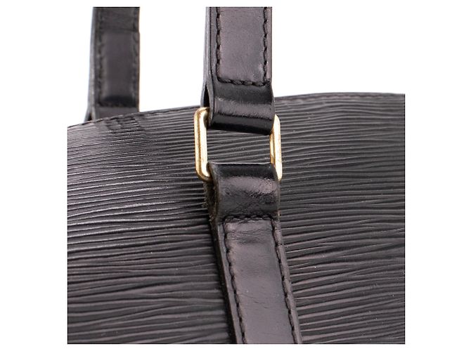 LOUIS VUITTON - Borsa Soufflot Louis Vuitton in pelle epi nera Nero - vista 7
