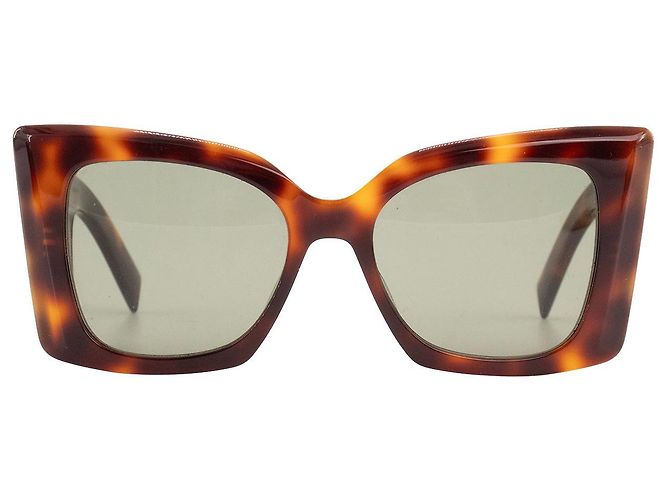 SAINT LAURENT - Gafas de sol Blaze Saint Laurent en carey marrón Castaño - vista 2