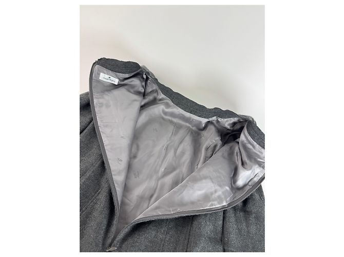 Vintage Courreges Wollkleid grau 38/M - Ansicht 10