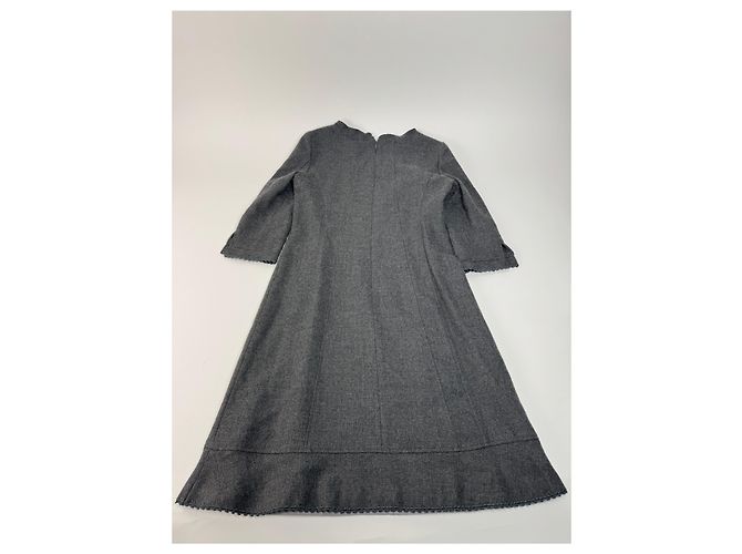 Vintage Courreges Wollkleid grau 38/M - Ansicht 7