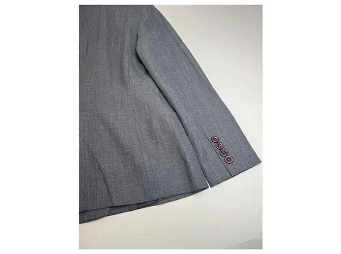 Vintage Fendi Roma Wollblazer 38/M Grau - Ansicht 12