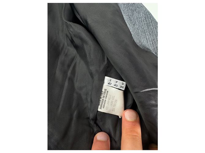 Vintage Fendi Roma Wollblazer 38/M Grau - Ansicht 6