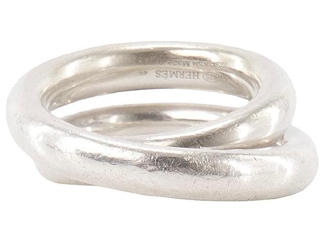 HERMÈS - Anello Vertige Hermès in argento (T49) Metallico - vista 2