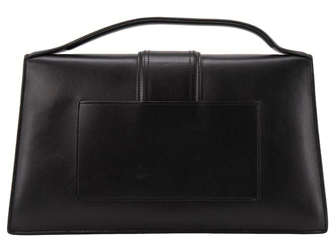 JACQUEMUS - Borsa a tracolla Le Bambinou Jacquemus in pelle nera Nero - vista 3
